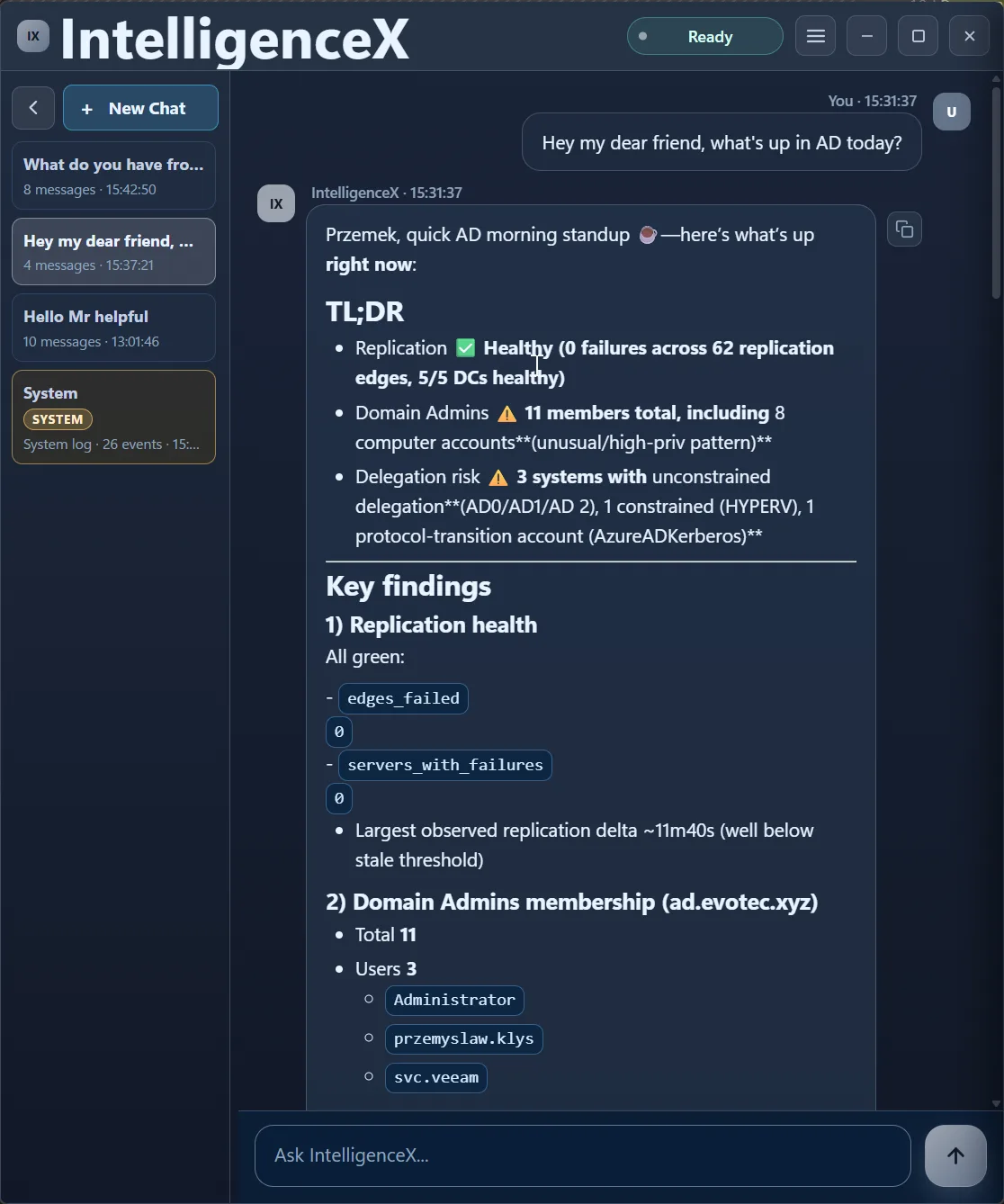 Chat Flow and Options
